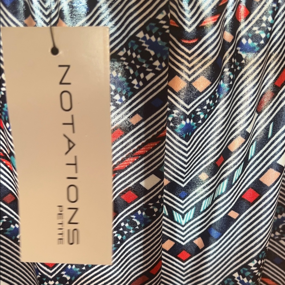 Notations Multicolor Chevron Top - Picture 2 of 6